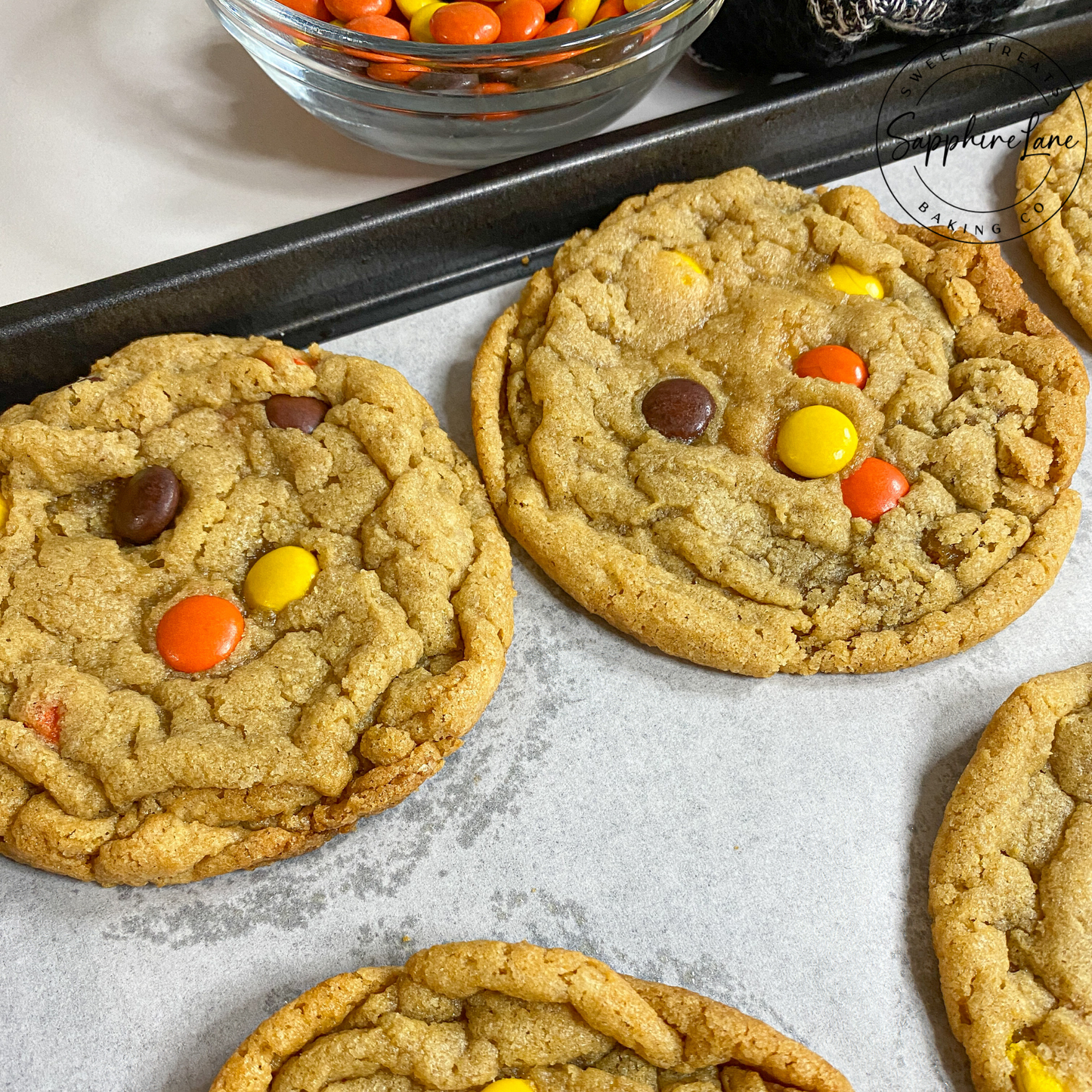 Reese’s Pieces Peanut Butter Cookies