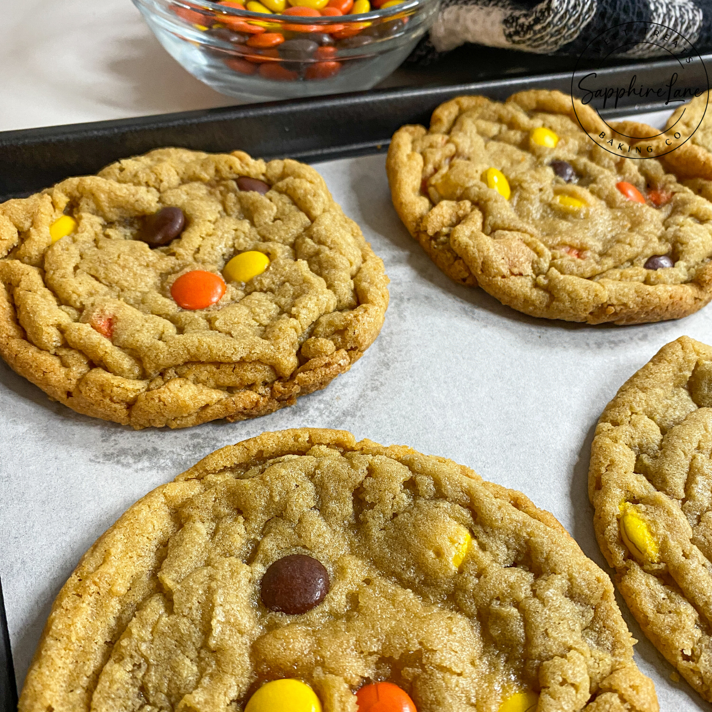 Reese’s Pieces Peanut Butter Cookies