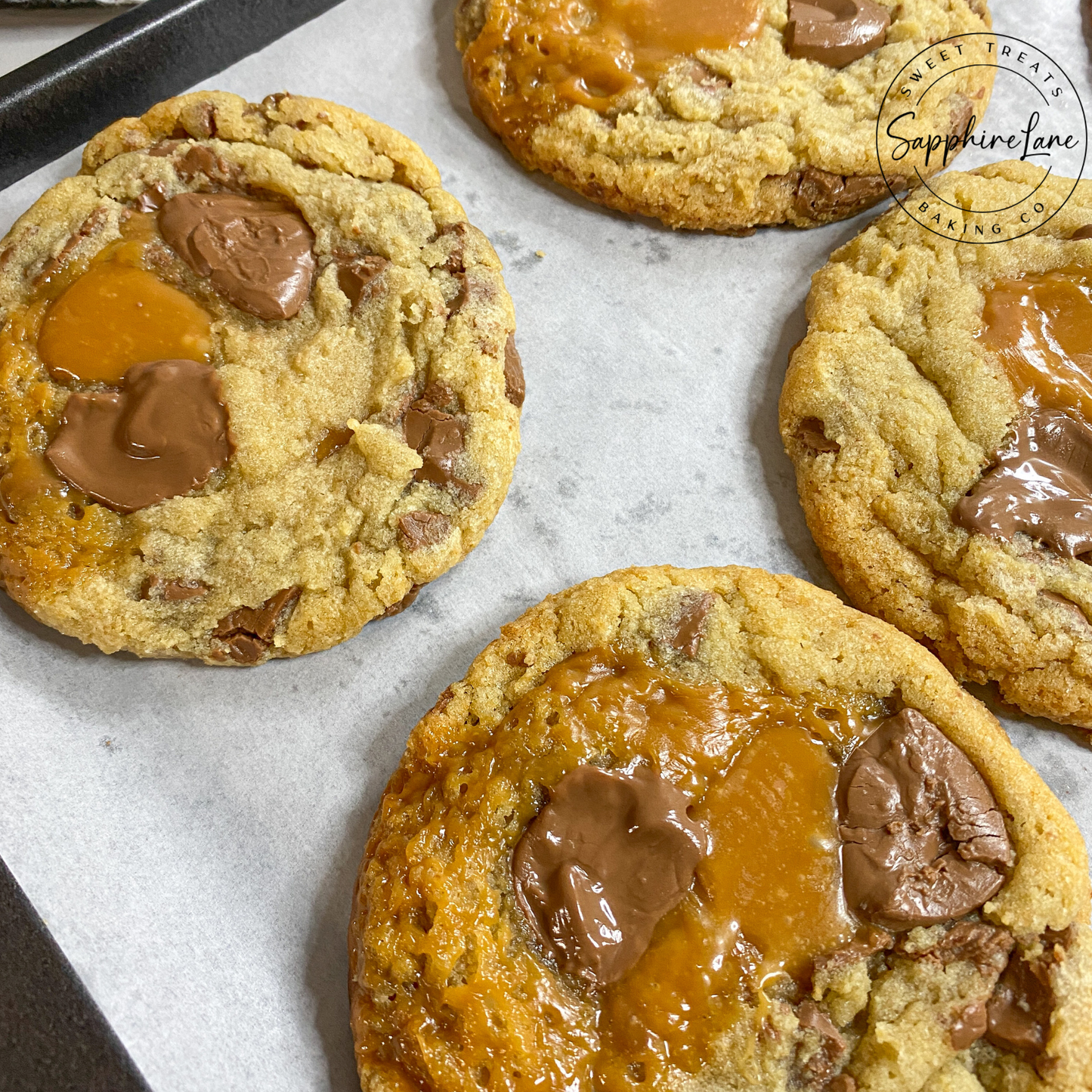 Chocolate Caramel Cookies